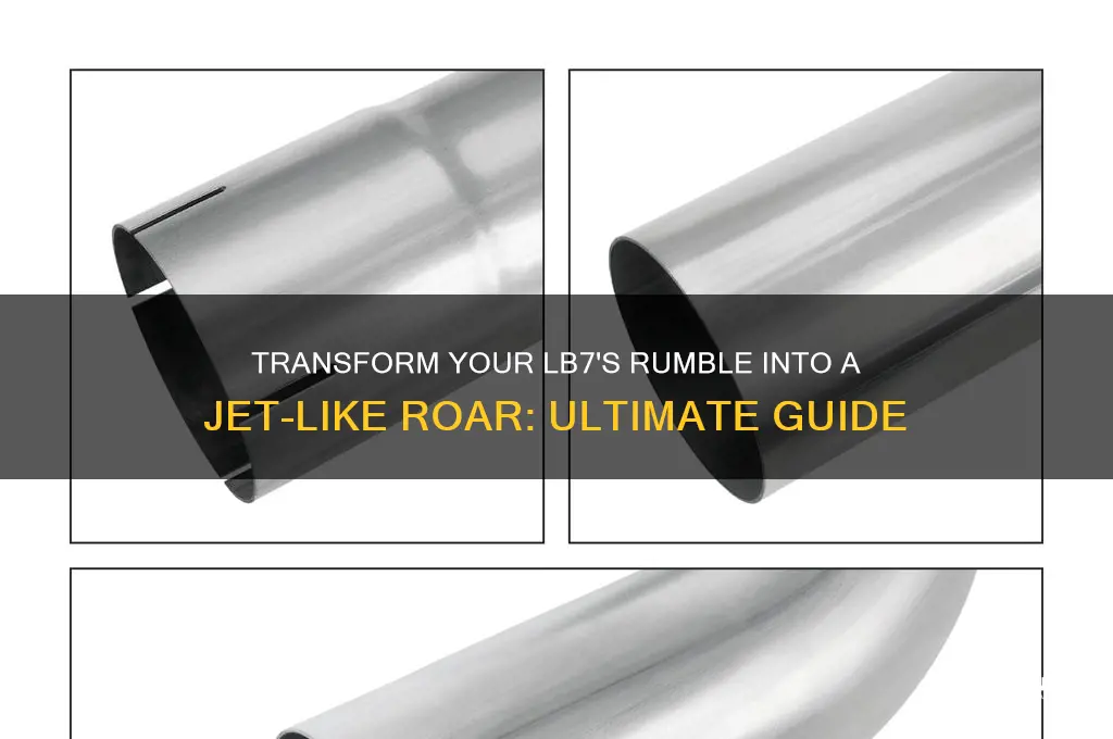 how to make a lb7 sound like a jet