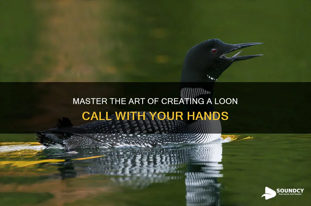 how to make a loon sound with your hands