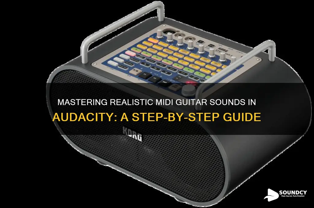 how to make a midi guitar sound real audacity