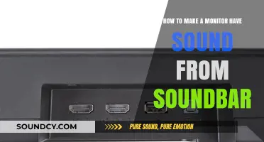Connect Your Soundbar: Easy Steps for Monitor Audio Output