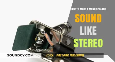 Enhance Your Mono Speaker: Simple Tricks for Stereo-Like Sound Experience
