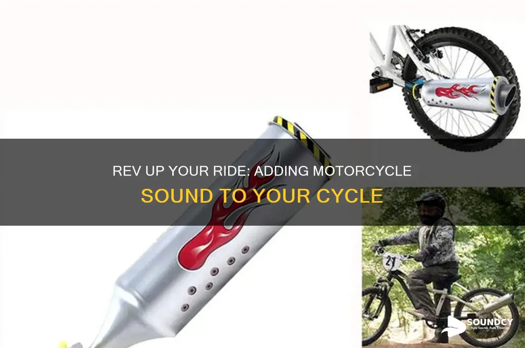 how to make a motorcycle sound in a cycle