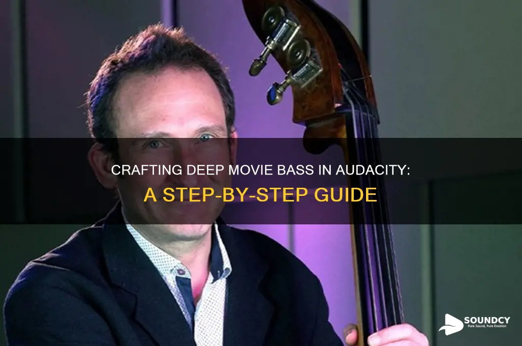 how to make a movie bass sound in audacity