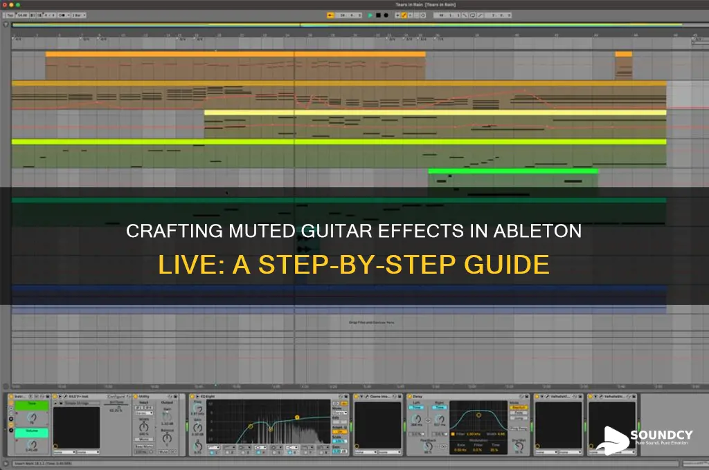 how to make a muted guitar sound in abelton
