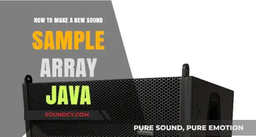 Creating Sound Sample Arrays in Java: A Step-by-Step Guide