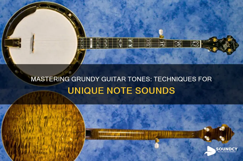 how to make a note sound grundy on guitar
