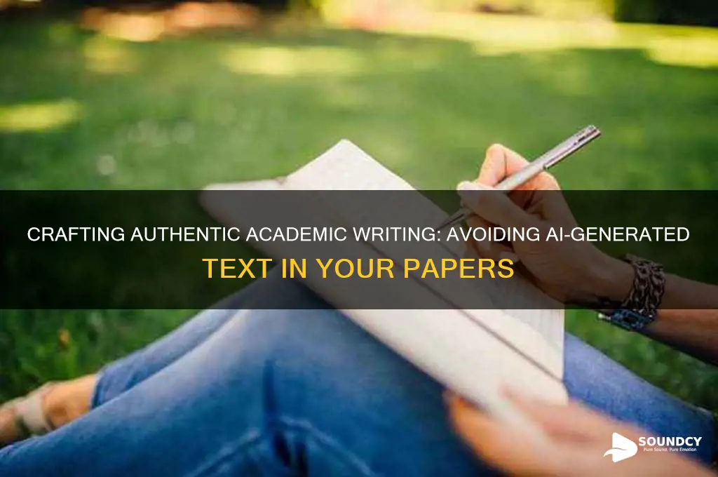 how to make a paper not sound like ai