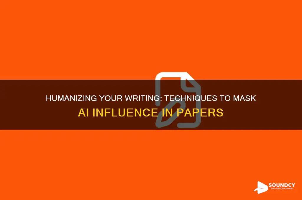 how to make a paper sound less like ai