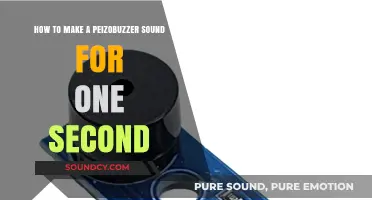 Simple Guide to Triggering a One-Second Piezo Buzzer Sound