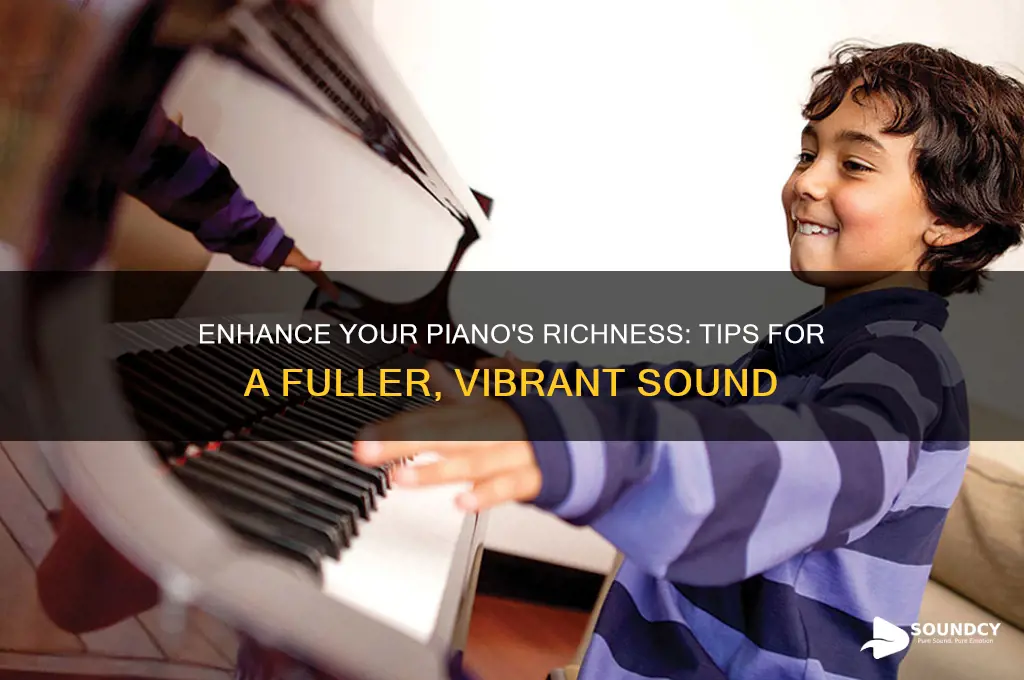 how to make a piano sound more full fl