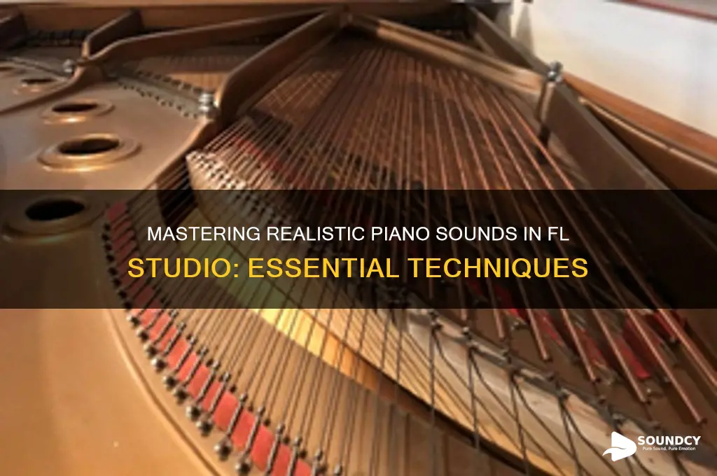how to make a piano sound real in fl