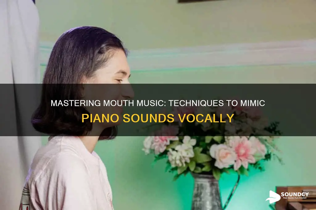 how to make a piano sound with your mouth