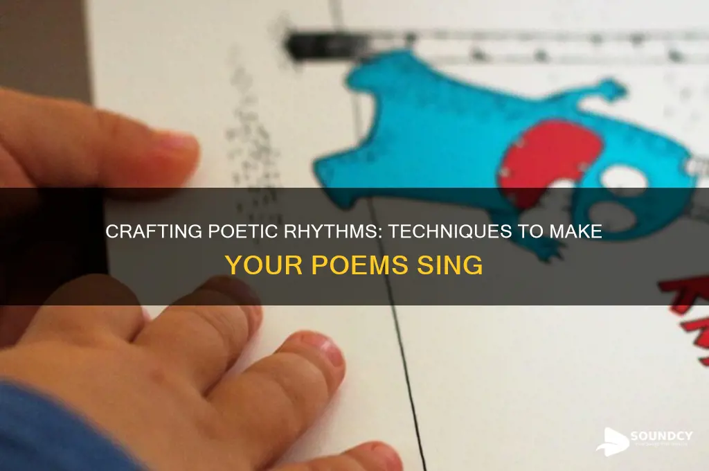 how to make a poem sound like a poem