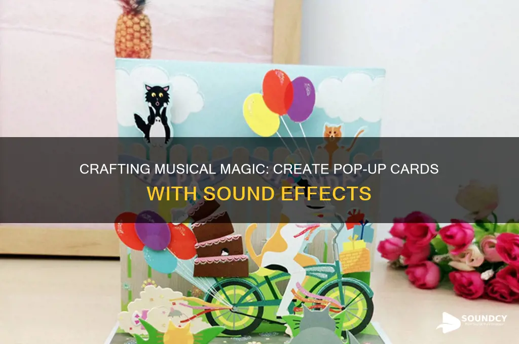how to make a pop up card with sound