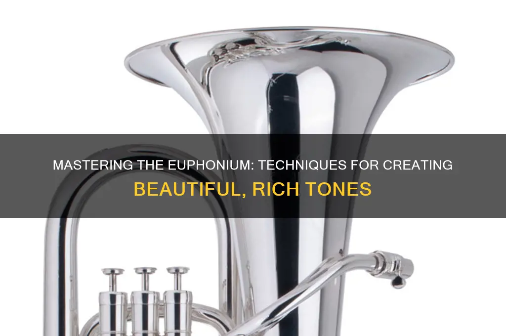 how to make a pretty sound on the euphonium