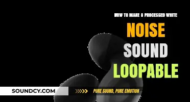 Mastering Loopable White Noise: Techniques for Seamless Processed Audio