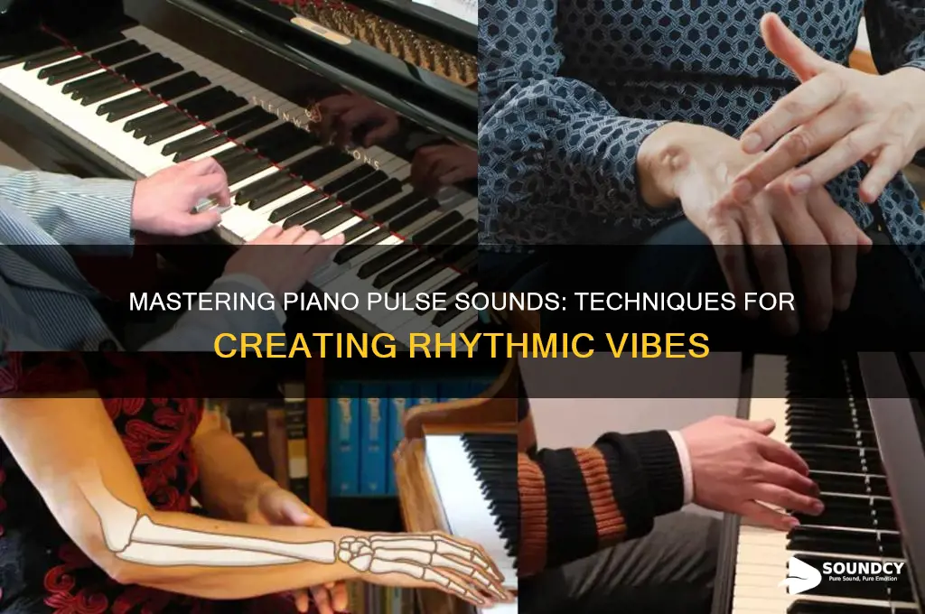how to make a pulse sound on a piano