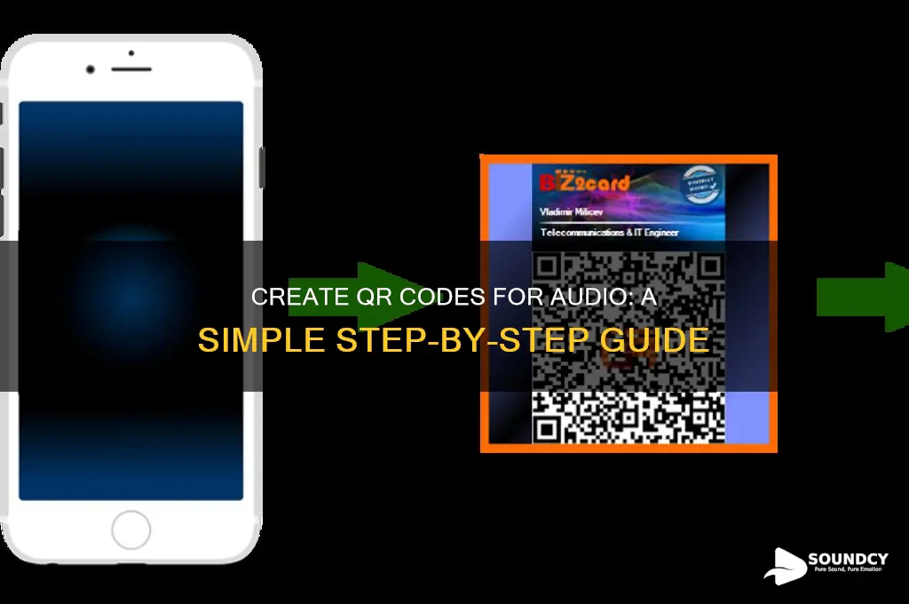 how to make a qr code for a sound
