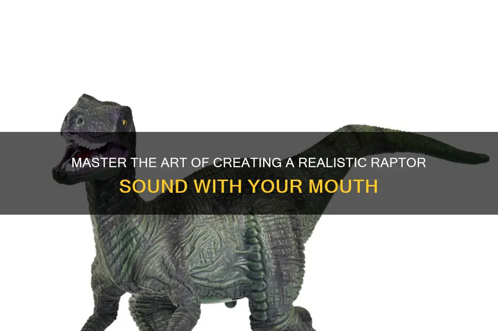 how to make a raptor sound with your mouth