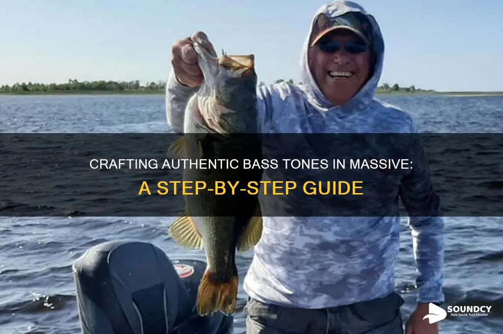 how to make a real sounding bass in massive