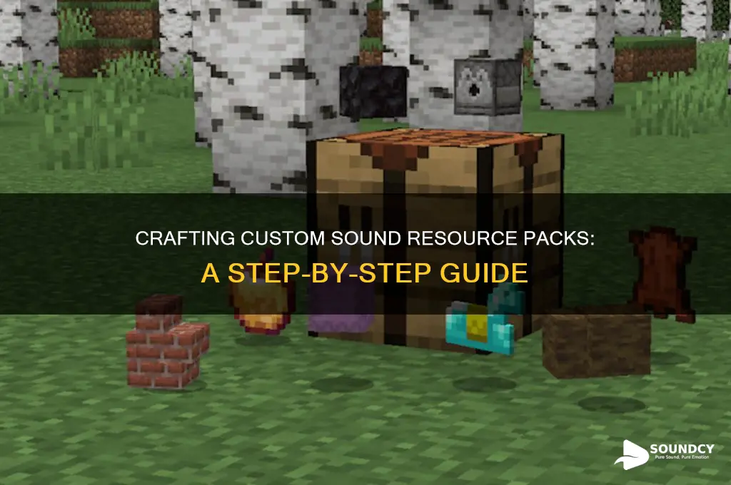 how to make a resouce pack with custom sounds