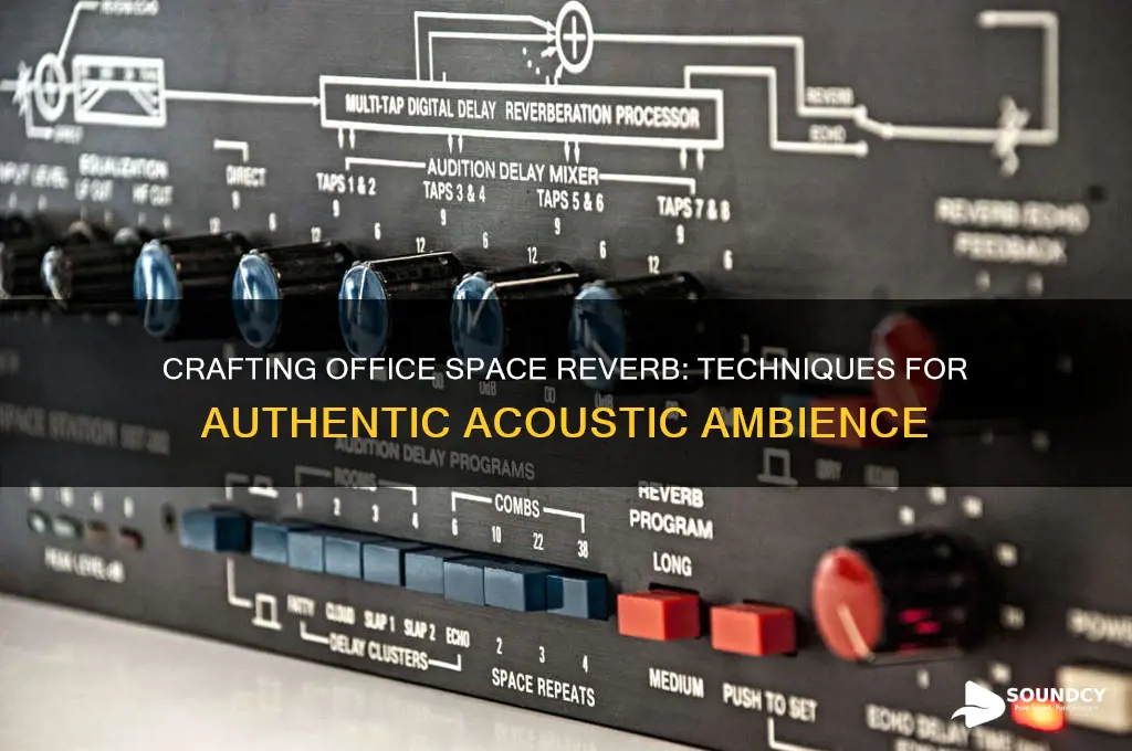 how to make a reverb sound like office sace