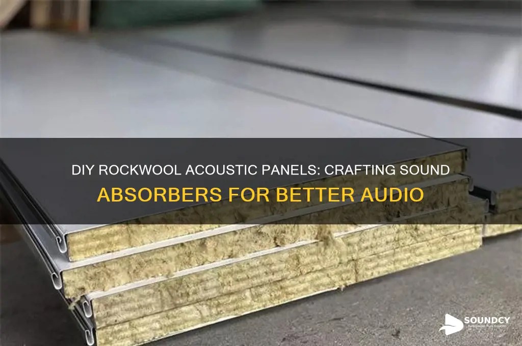 how to make a rockwool sound absorber acoustic panels