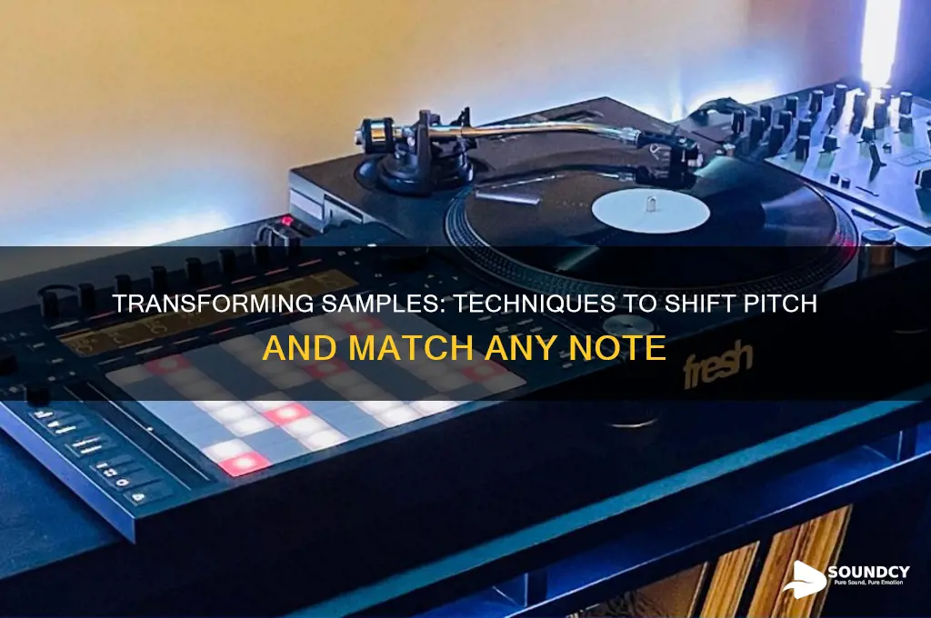 how to make a sample sound like another note