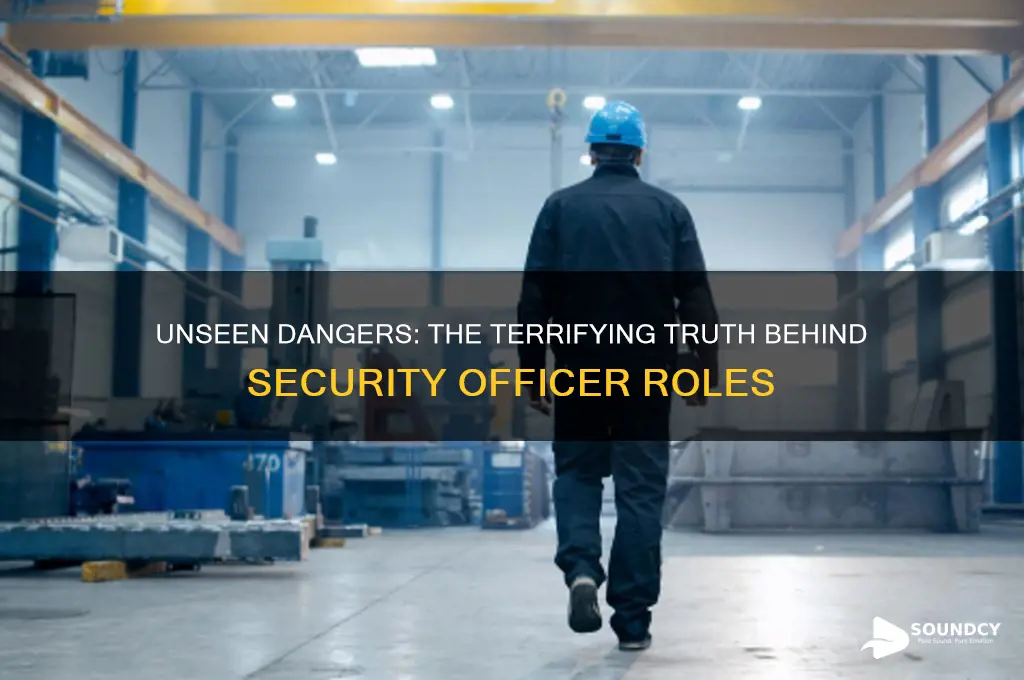 how to make a security officer job sound scary