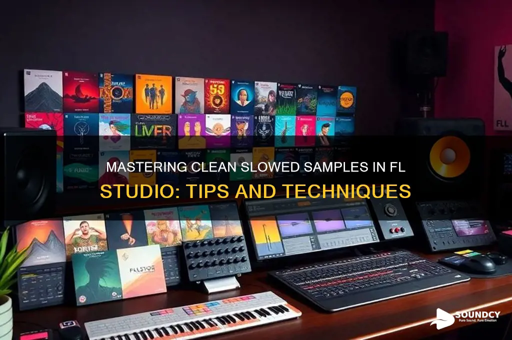 how to make a slowed sample sound cleaner flstudio