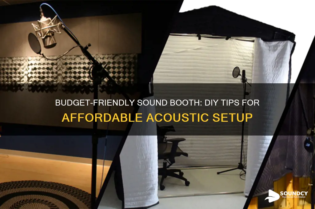 how to make a sound booth on the cheap