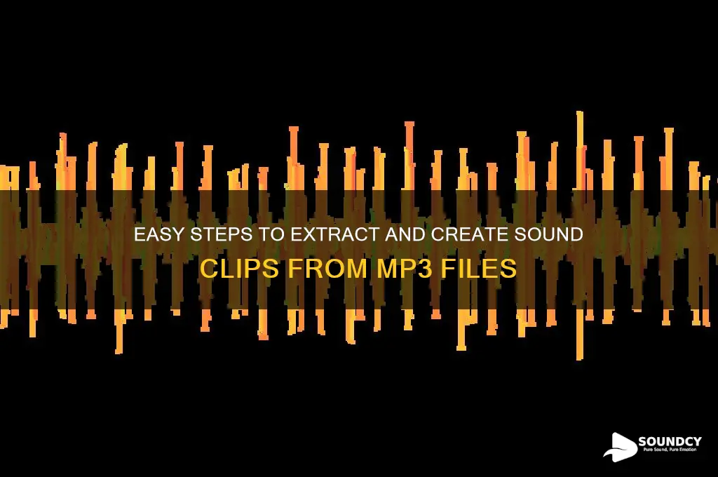 how to make a sound clip from an mp3