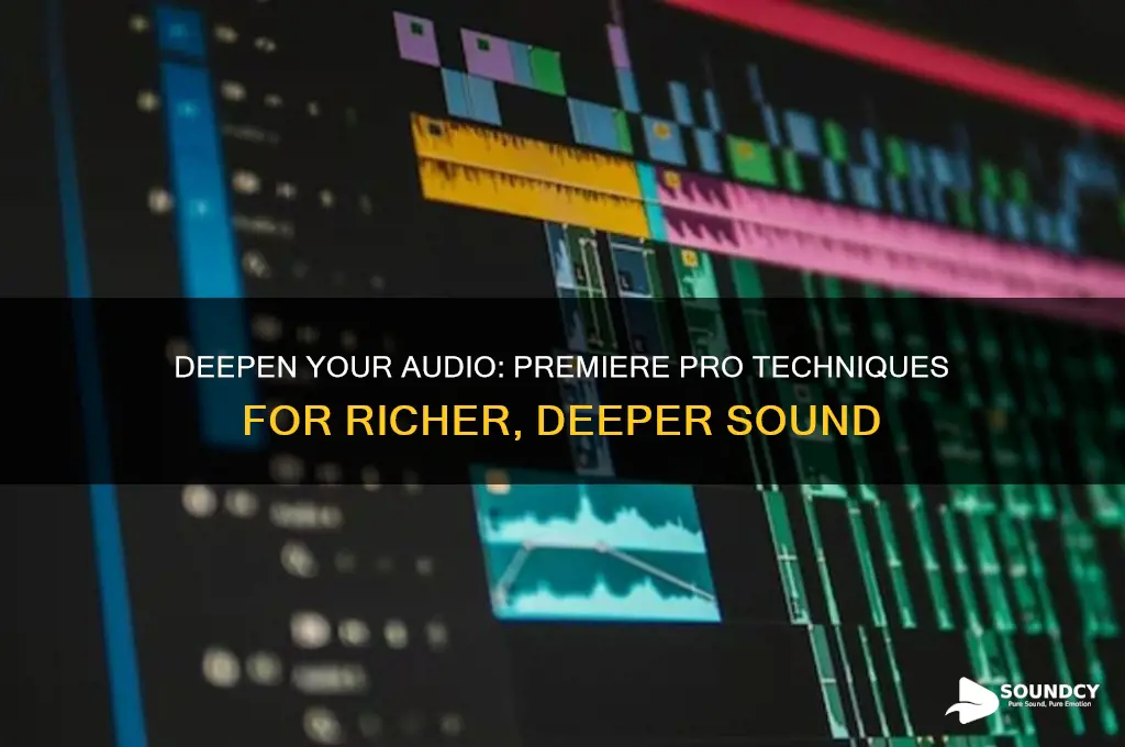 how to make a sound deeper in premiere pro