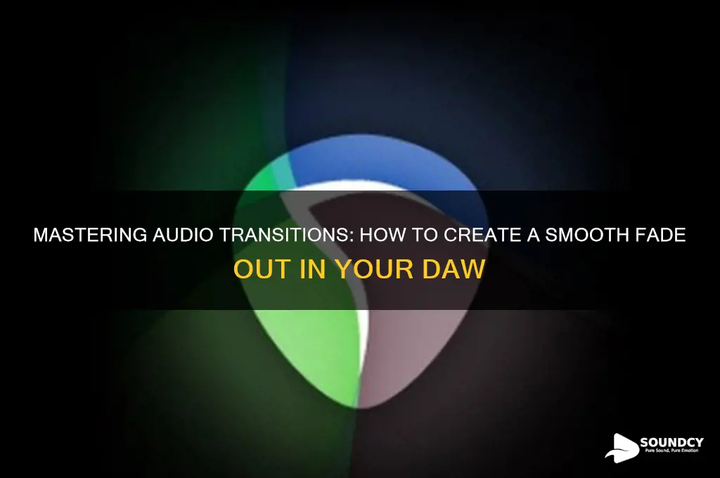 how to make a sound fade out in daw