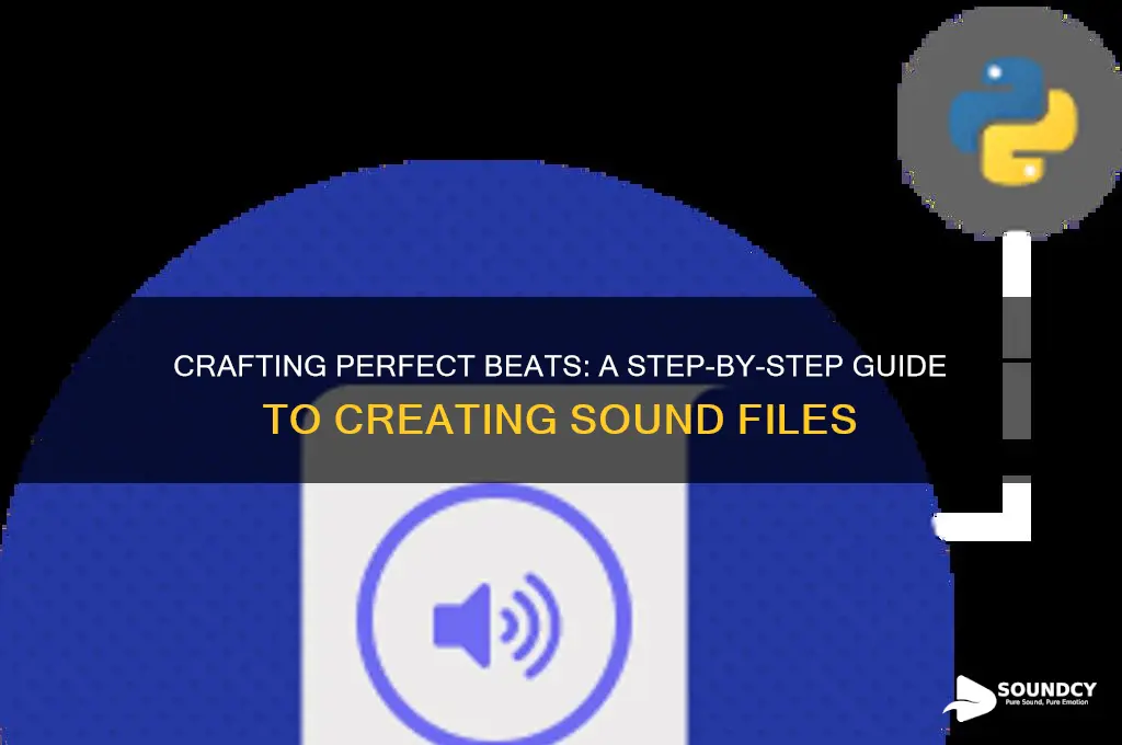 how to make a sound file for a beats