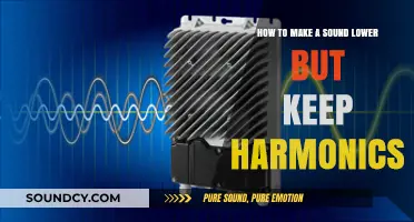 Lowering Sound Volume While Preserving Harmonics: A Practical Guide