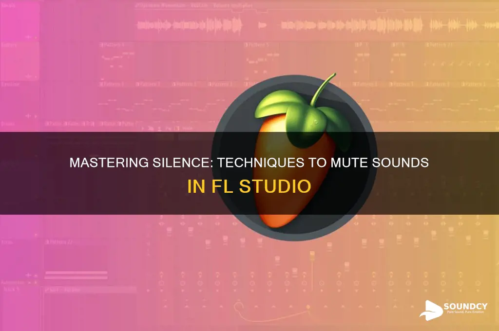 how to make a sound silent in fl studi