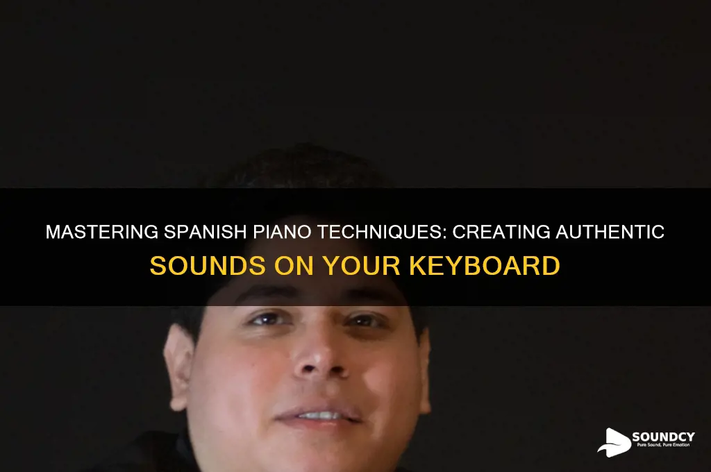 how to make a spanish sound in a piano