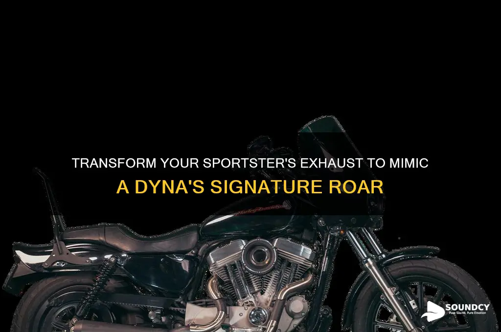 how to make a sportster sound like a dyna