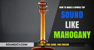 Transforming Spruce: Techniques to Emulate Mahogany's Warmth in Your Guitar's Tone