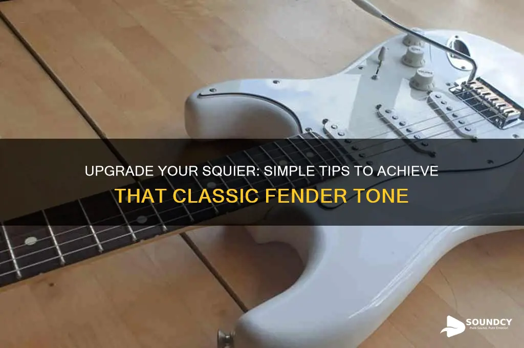 how to make a squier sound like a fender