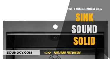 Enhance Your Stainless Steel Sink: Tips for a Solid, Quiet Sound