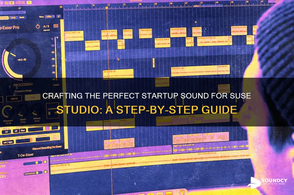 how to make a startup sound for suse studio