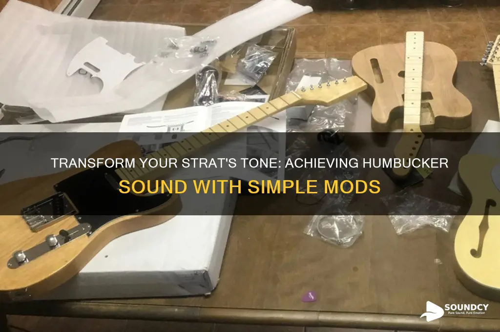 how to make a strat sound like a humbucker