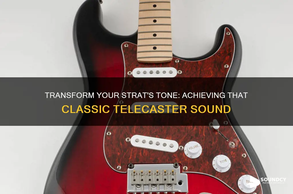 how to make a strat sound like a tele