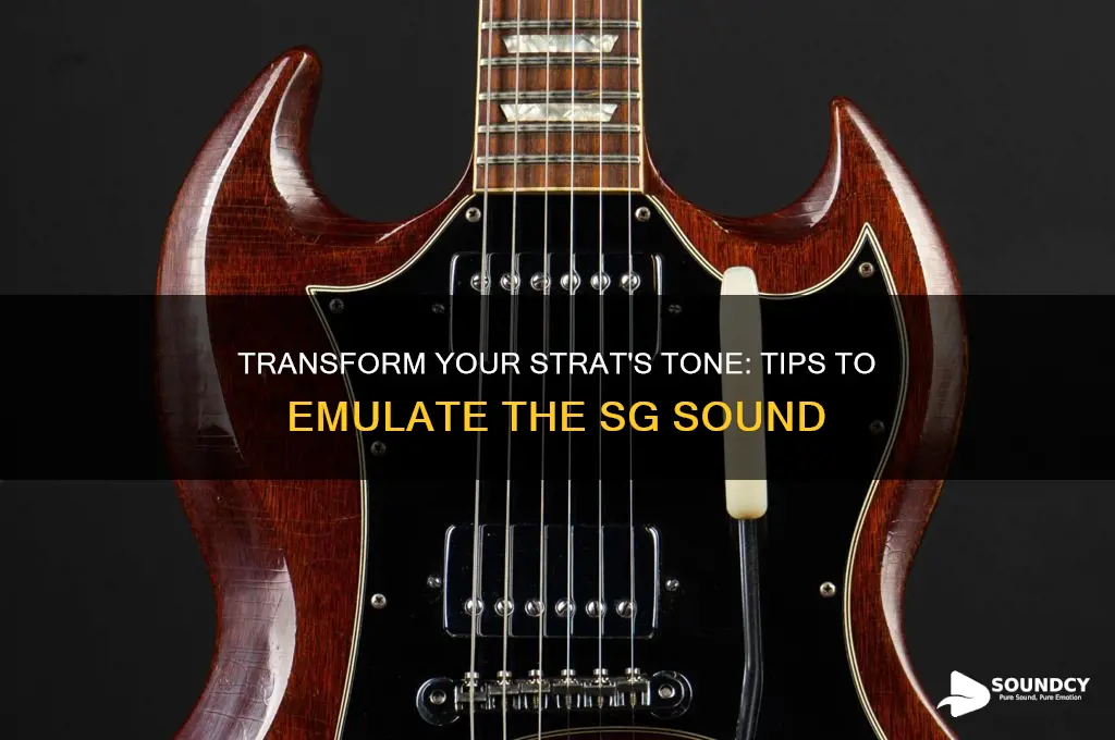 how to make a strat sound like an sg
