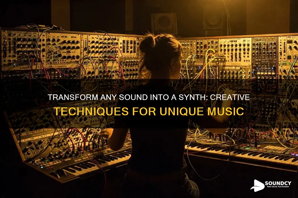 how to make a synth out of any sound