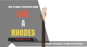 Transform Your Telecaster: Achieving Rhodes-Like Tones with Effects & Technique