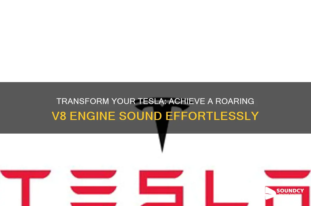 how to make a tesla sound like a v8