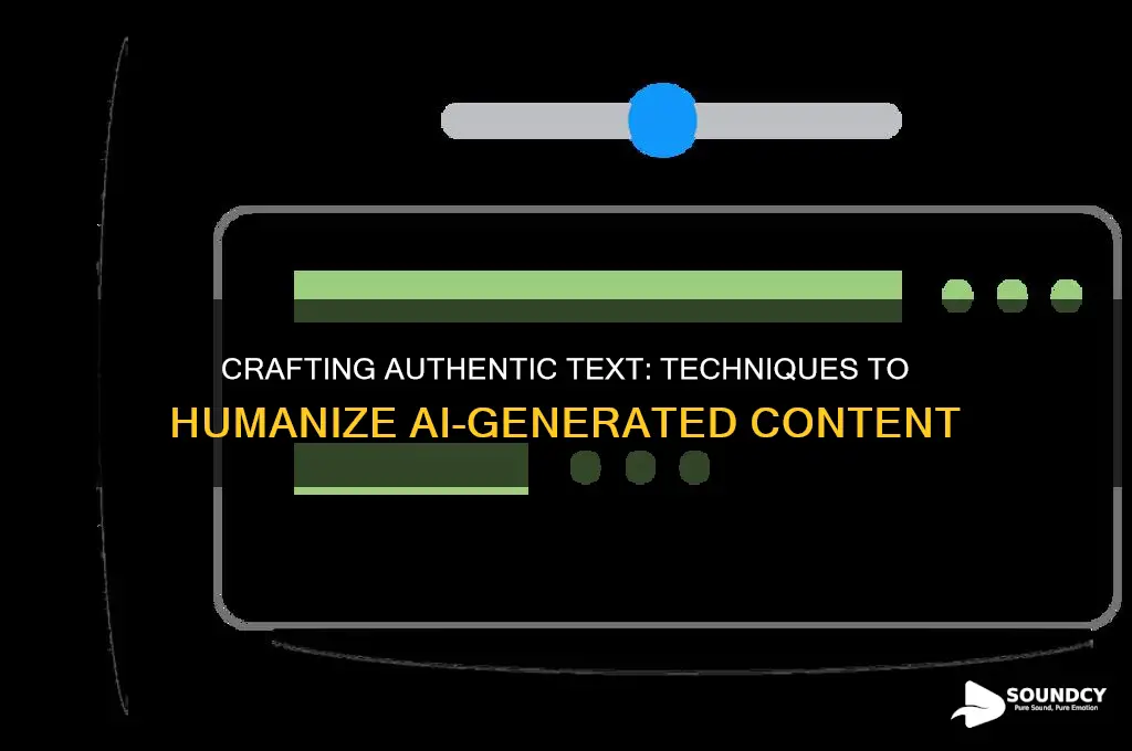 how to make a text sound less like ai
